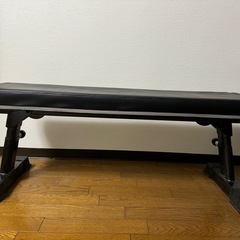 フラットベンチ ブラック ダンベル トレーニング