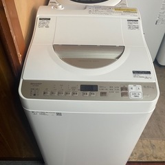 21年製　シャープ　洗濯乾燥機　5.5k ES-T5EBK ST