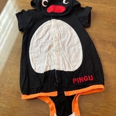 綿100%　サイズ70 半袖　着ぐるみ　ペンギン　ピングー
