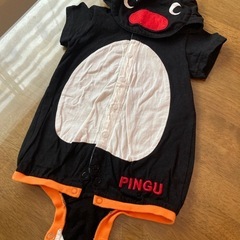 綿100%　サイズ70 半袖　着ぐるみ　ペンギン　ピングーの画像