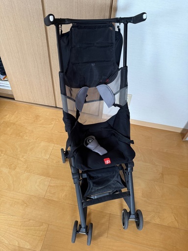 ジービー gb ポキットエア オールテレイン POCKIT AIR ALLTERRAIN 軽量コンパクト セカンドベビーカー 6ヶ月頃〜4歳頃（22kgまで）色：ベルベットブラック