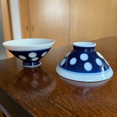 懐かしいご飯茶碗　2個セットの画像