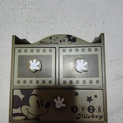 最終お値下げ今月処分ディズニー木製小物いれインテリアの画像