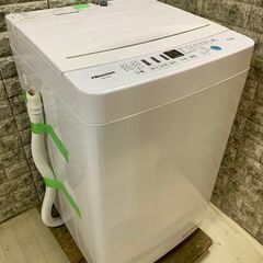 大阪送料無料★3か月保障付き★洗濯機★2021年★ハイセンス★4.5㎏★HW-T45D★S-870