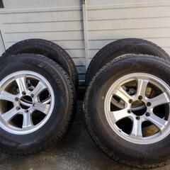 265/65R17 バリ山 スタッドレス、ホイール4本セット　W...
