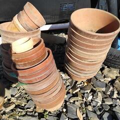 植木鉢　素焼き