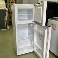 【リサイクルショップ　ピカソ　小松原】Hisense ハイセンス 右開き 120L 2ドア冷蔵庫 2018年製 HR-B1201★4548★の画像