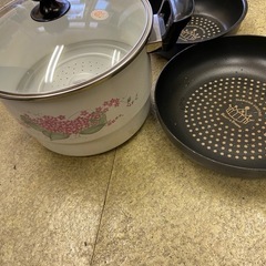 受け渡し予定者が決定しましたお鍋 フライパンの画像