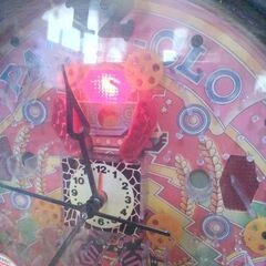 学研　パチンコクロック　1990年ヴィンテージレア物　作動確認済み　置き掛け両用　目覚まし時計　の画像