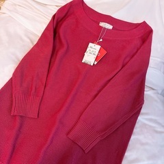 レディース ピンク ニット