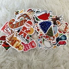 【新品】クリスマス ステッカー シール 大量 100枚 セット かわいい おしゃれの画像