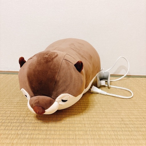 ［引取り限定］ぬいぐるみ型 蓄熱式湯たんぽ むぎゅ