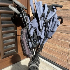キンダーワゴンDUOシティHOP二人乗りベビーカーの画像