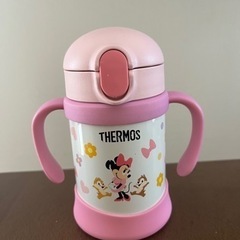 サーモス　ストローマグ　ミニー(交換用ストロー付き)