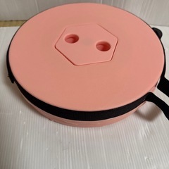 折りたたみ椅子　ピンク　アウトドア　（1202b8）の画像