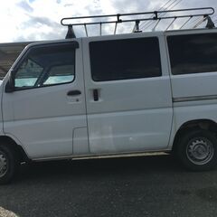 ジャンク　平成24年　U62V　三菱　ミニキャブバン　４WD　AT　　iPhone16promax交換可能の画像