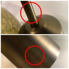 天)エルックス 照明　ペンダントライト　1灯 ガラス　ヒビ CC-C02.CC-P02 の画像