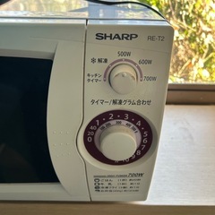 SHARP 電子レンジの画像