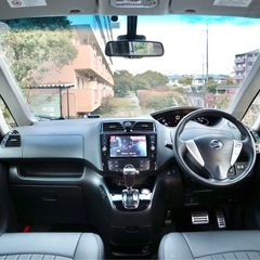 H26 セレナ ライダーブラックラインHV セーフティ/後期/検R7.4/8型ナビ/フリップダウン/両側パワスラの画像