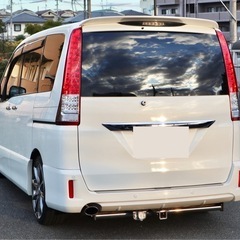 H26 セレナ ライダーブラックラインHV セーフティ/後期/検R7.4/8型ナビ/フリップダウン/両側パワスラの画像