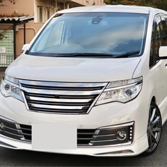 H26 セレナ ライダーブラックラインHV セーフティ/後期/検R7.4/8型ナビ/フリップダウン/両側パワスラの画像