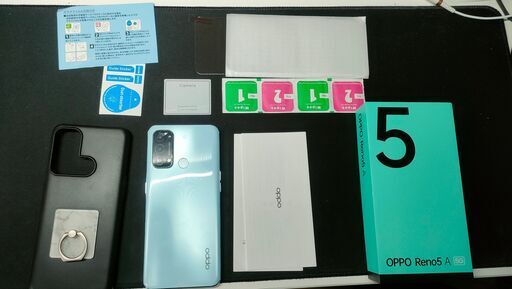 【引取限定】訳アリ OPPO Reno 5A ブルー【北海道札幌市】