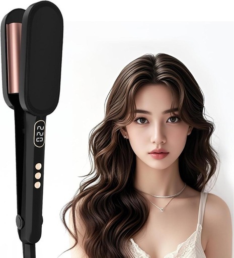 カールアイロン32mm 挟むだけウェーブアイロン ヘアカールアイロン ヘアアイロン　140℃～