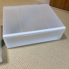 無印収納ケース2つセットの画像