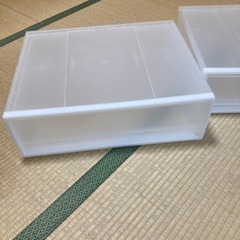 無印収納ケース2つセットの画像