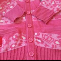 ベビードール BABYDOLL ピンク ヒョウ柄 豹柄90カーディガンアウターの画像