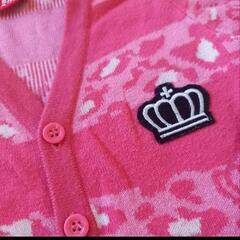 ベビードール BABYDOLL ピンク ヒョウ柄 豹柄90カーディガンアウターの画像