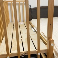【お取引中】ベビーベッド そいねーる3(中古)の画像