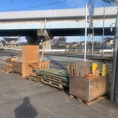 パレット、木材、合板、ベニヤ、薪等に