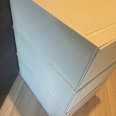 3段衣装ケース2つの画像