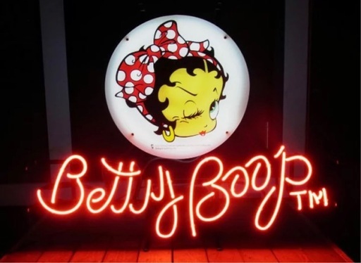 ネオンサイン　人気　ベティーちゃん