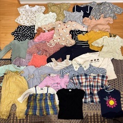女の子　子ども服80〜 100 46着　まとめ売り