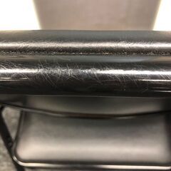 椅子　オフィス用品　パイプ椅子 折りたたみチェア　２脚　②の画像