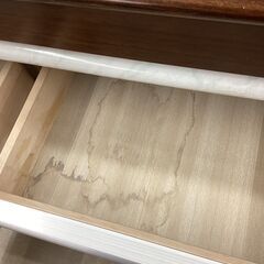 1/13 値下げ⚓⚓古賀家具 キッチンカウンター⚓キッチン収納 大理石調トップ⚓1338⚓の画像