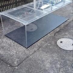 引き取り アクリル水槽 約1500×650×450 四面ブラック 引き取り アクリル水槽 約1500×650×450 四面ブラック