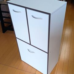 ３分別ダストボックス  幅54.5 ダストボックス ペール付き ...