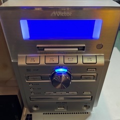 Victor ミニコンポ　リモコンなし　MD CD カセットの画像