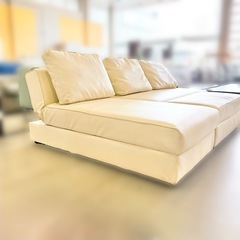 大塚家具 カウチソファ オットマン付き