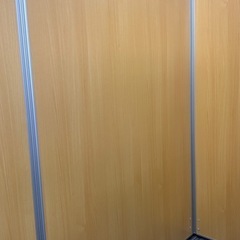 木目調ローパーテーション（H1800×W1200）の画像