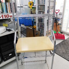 【恵庭】LUMINUS　PCデスク　スチールラック　幅60cm　...