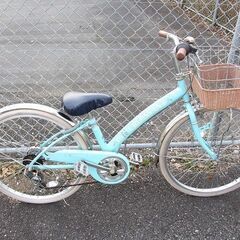 【取引完了】24インチ　自転車　ジャンク