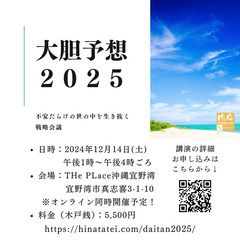 大胆予想2025（12/14）