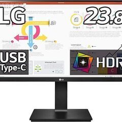 LG フレームレス モニター 24QP750-B 23.8インチ/WQHD