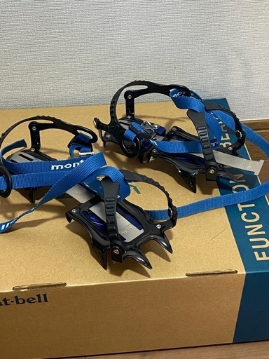 軽アイゼンmont-bellスノースパイク10