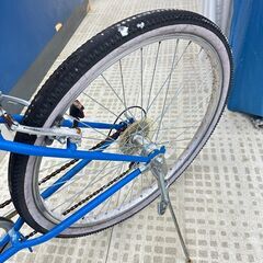 【ジモティー特別価格】GOLDRUSH クロスバイク 27.5インチ ブルー 自転車の画像