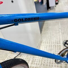 【ジモティー特別価格】GOLDRUSH クロスバイク 27.5インチ ブルー 自転車の画像